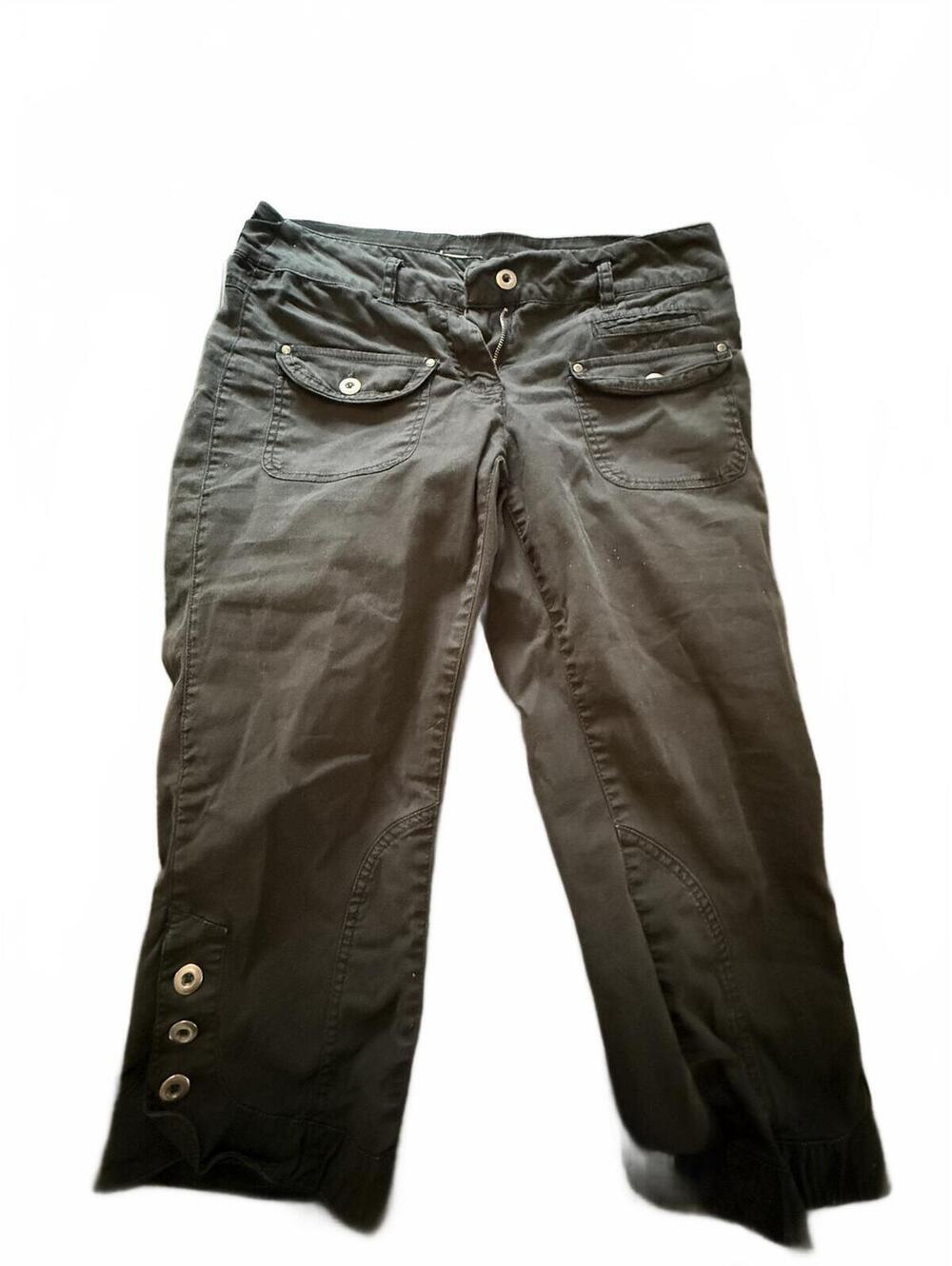 Urban Life Black Cotton Blend Capri Pants Size 7/8
